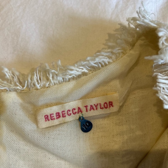 Rebecca Taylor tweed and genuine leather peplum top - Picture 9 of 9